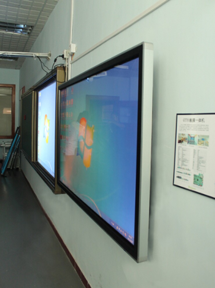 Hot sale 55 to 84 inch interactive tv touch screen whiteboard, all in one pc touch screen monitor with 4K UHD Resolution