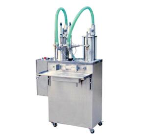 2 Nozzle Piston Shampoo Filling Machine 100ml-1000ml Semi Automatic