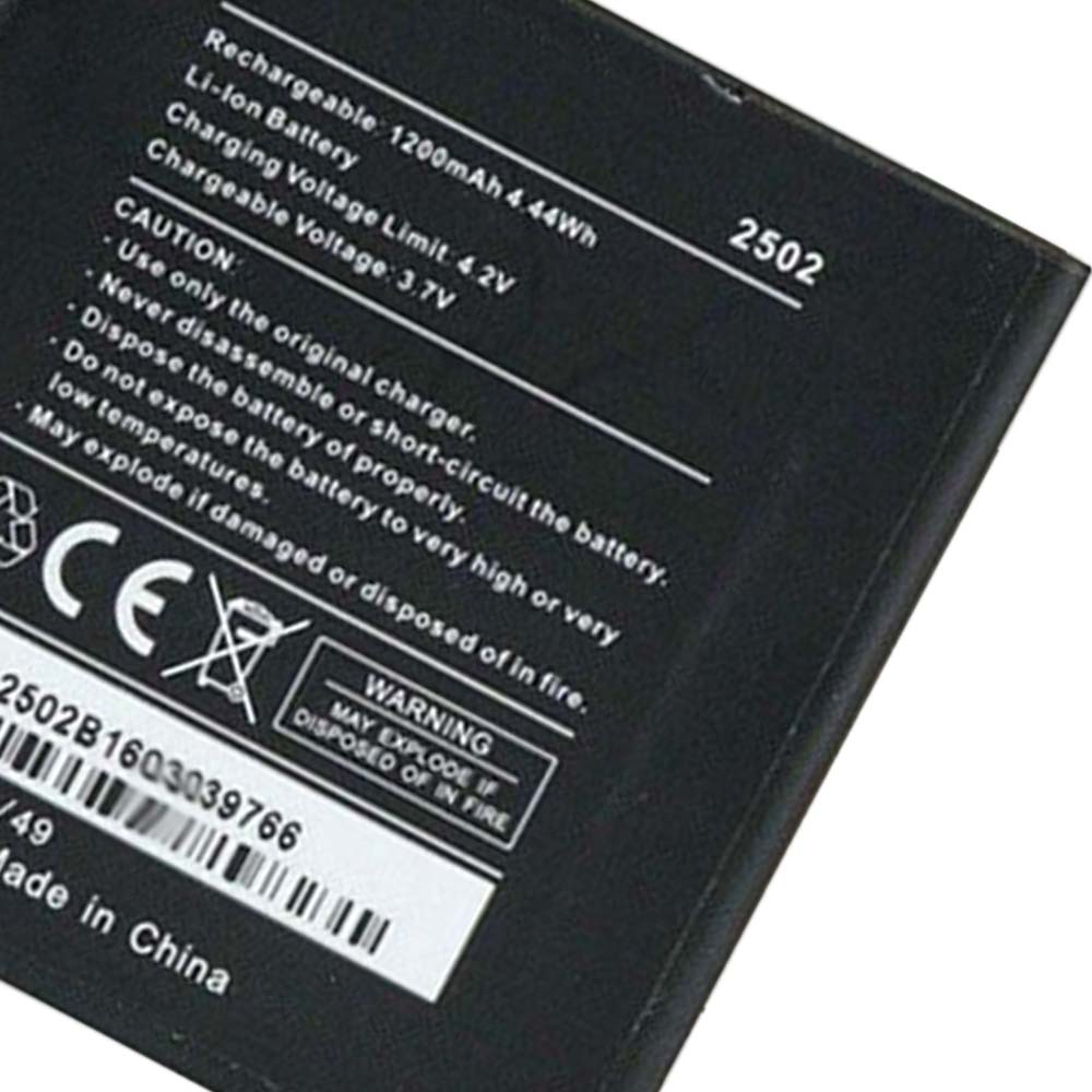 1200mAh Smart Phone Battery 4.4Wh Wiko Sunny Battery Zero cycle