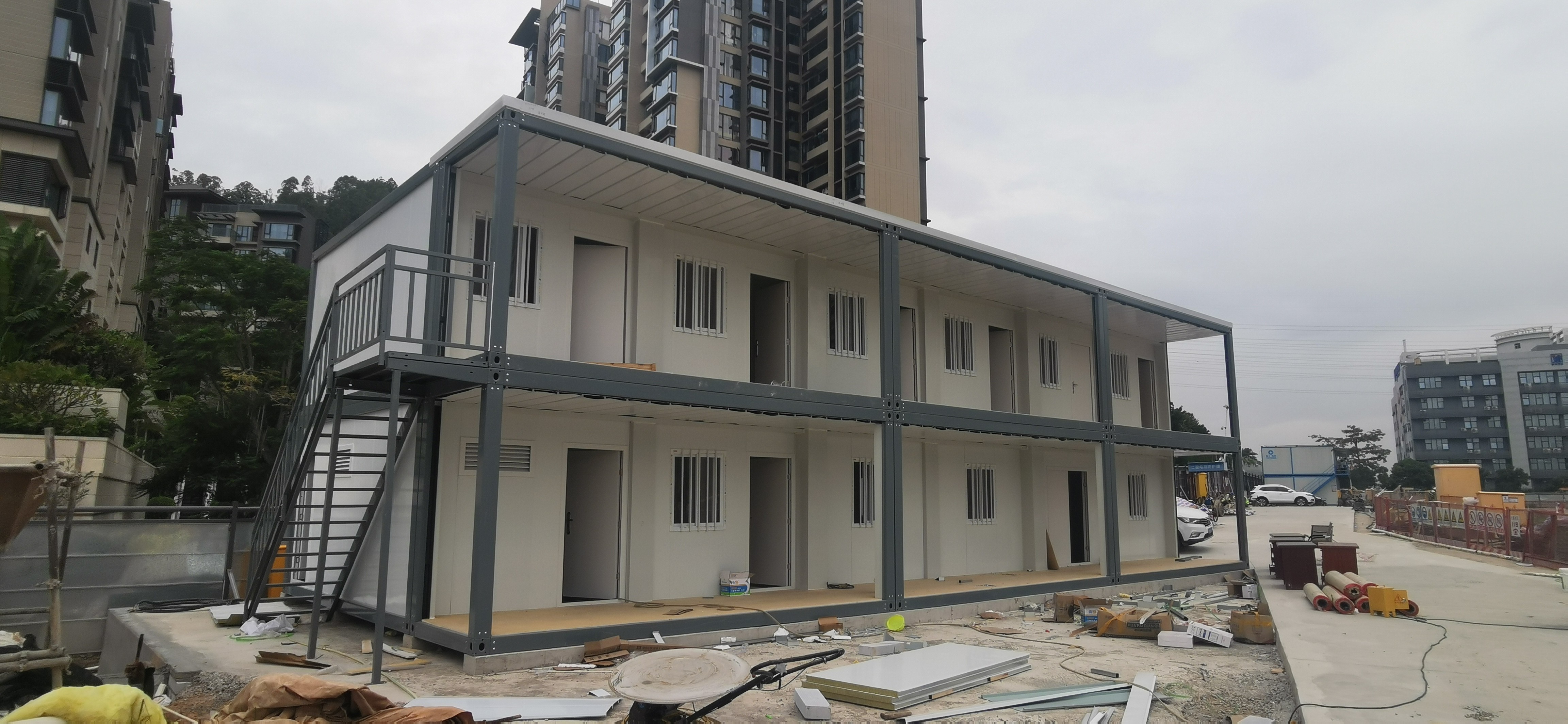 PHILIPPINES Eco 20Ft Luxury Shipping Prefabricated Prefab Mobile Modern Container Home / Modular Office Container