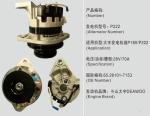 Daewoo Spare Parts Excavator Alternator 65-26101-7153 65261017153 65261017253