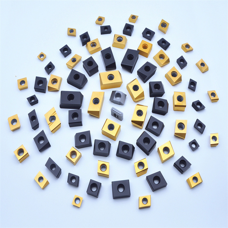 P40 Milling Carbide Indexable Tips Great Cutting Force High Temperature Resistant