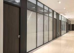 Quality Acoustic Steel Solid Partition Wall Prefabricated Demountable Glass Office Partitions wholesale