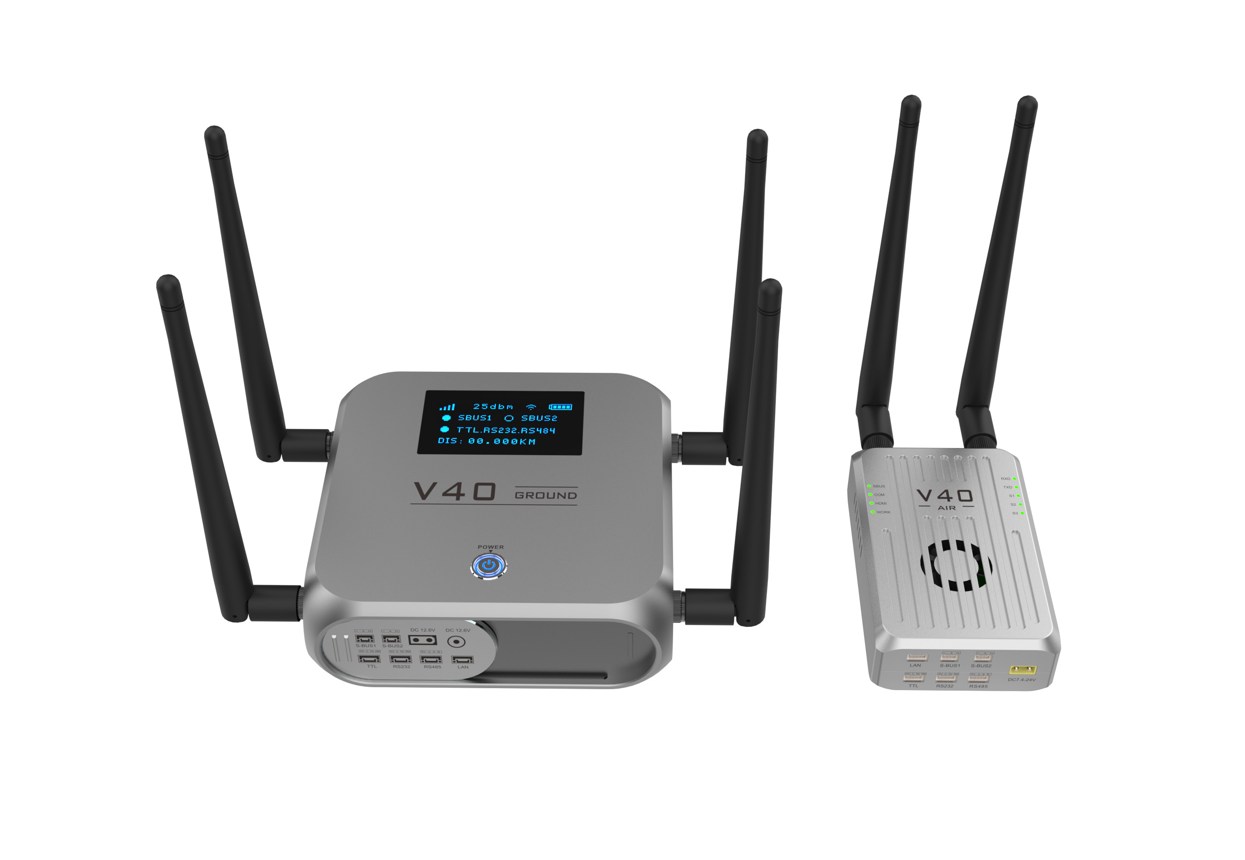 300mW Long Range UAV Data Link For Drone 300 Mbps Max High Integration