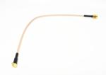 RG316 RF Cable Assemblies SMA Male To MMCX Male Right Angle Connector