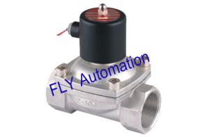 Quality 24V 50mm Orifice Unid,CKD 2 Way Stainless Steel Water Solenoid Valves 2S500-50 wholesale