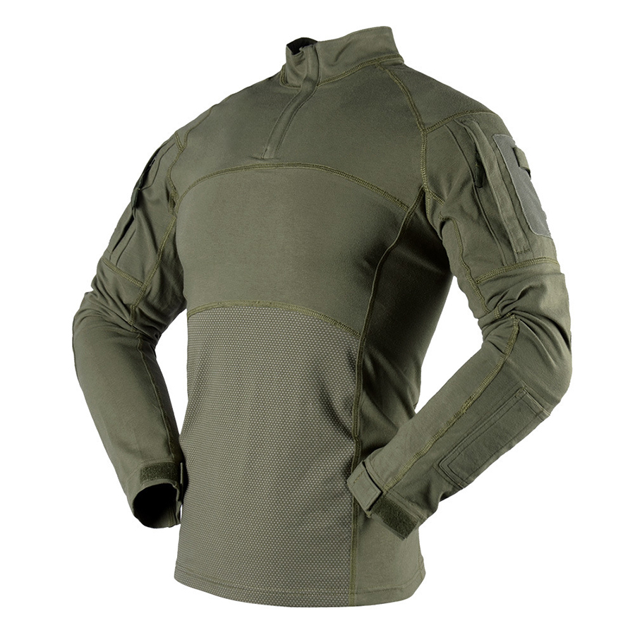 Comfortable Black Training Frog Suit Knitting Long Sleeve Shirt for Outdoor Activities