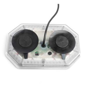Quality 12V 24V Red Blue Amber White LED Flashing Light Bar Truck School Bus Magnetic Strobe Warning Beacon Lamp wholesale