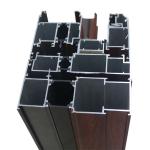 Anodized Silver Black Champagne Extruded Aluminium Sliding Door Profiles
