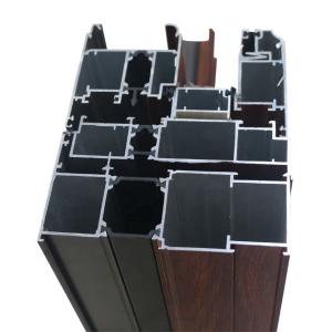 Quality Anodized Silver Black Champagne Extruded Aluminium Sliding Door Profiles wholesale