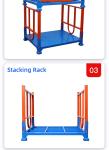 Warehouse Storage Stacking Rack Customizable Cold Rolled Steel Q235