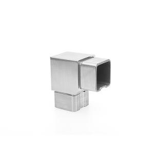 Quality Indoor / Outdoor Square Stainless Steel Balustrade 90 Degree Flush Elbow wholesale