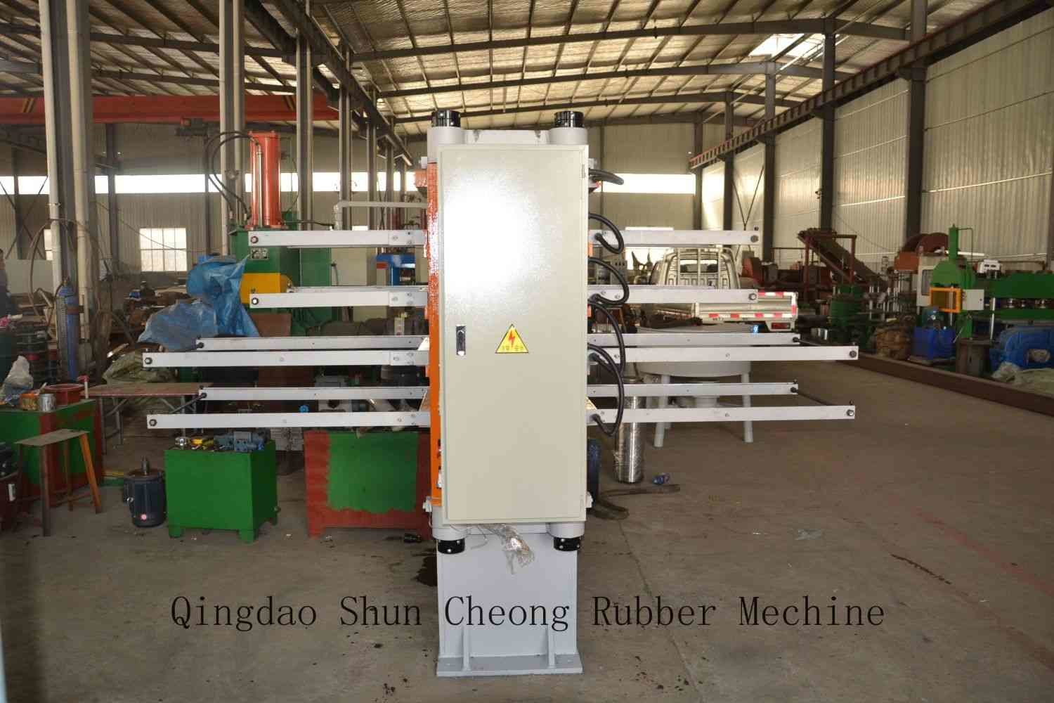 Automatic Hydraulic Heating Rubber Tile Vulcanizing Press