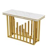Wholesale Stainless Steel Console Tables With Premium Marble Tops