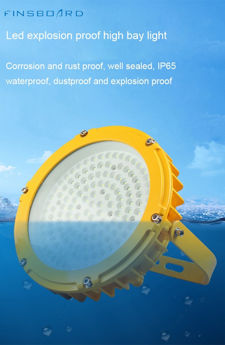 5000K High Bay LED Explosion Proof Hazardous Area Lighting Fixtures 100-120lm/W