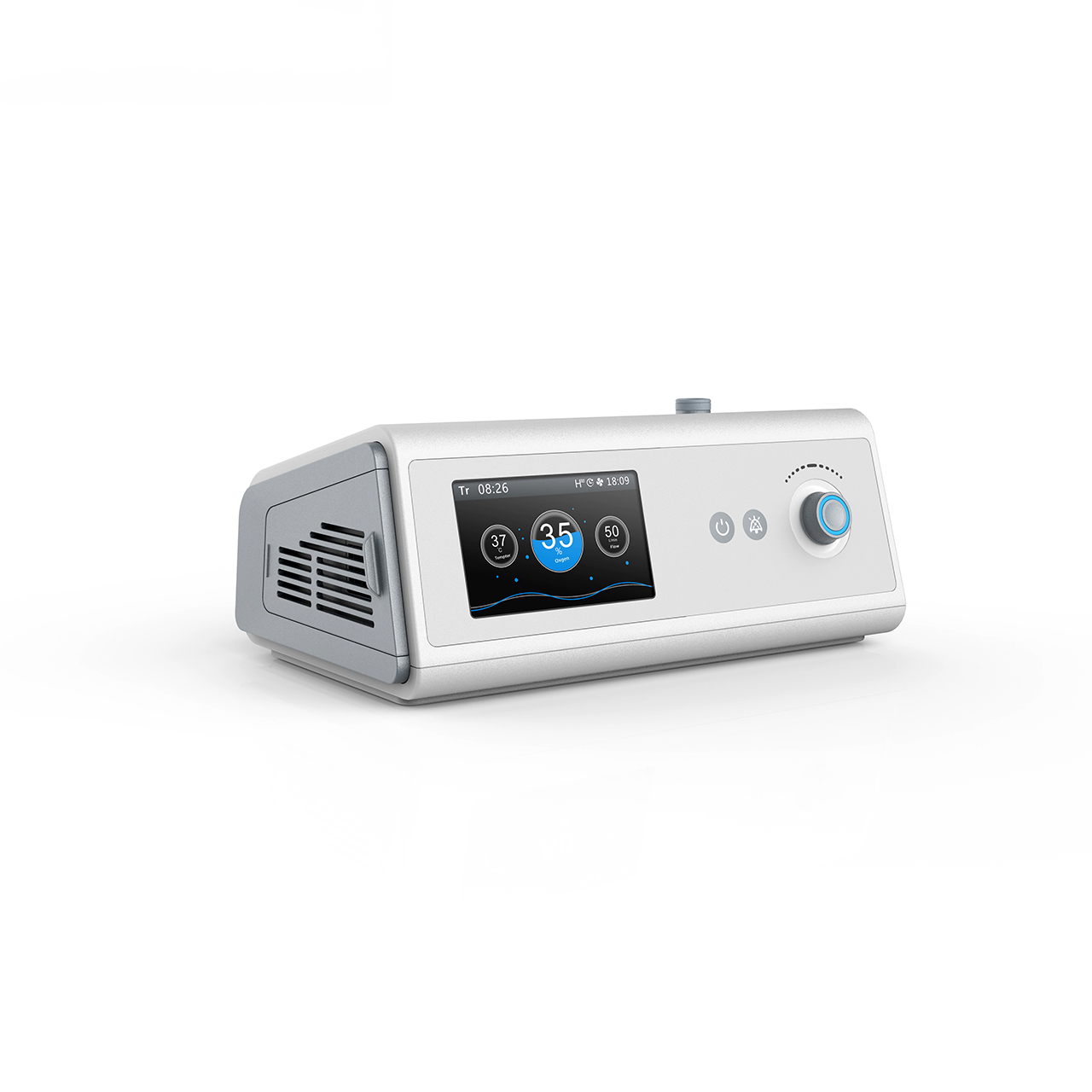 Medical HFNC High Flow Nasal Cannula High Flow Heated Respiratory Humidifier, for Hospital Oxygen Therapy Device