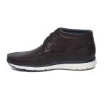 Coffee Lace Up Rubber Outsole Mens Leather Casual Boots