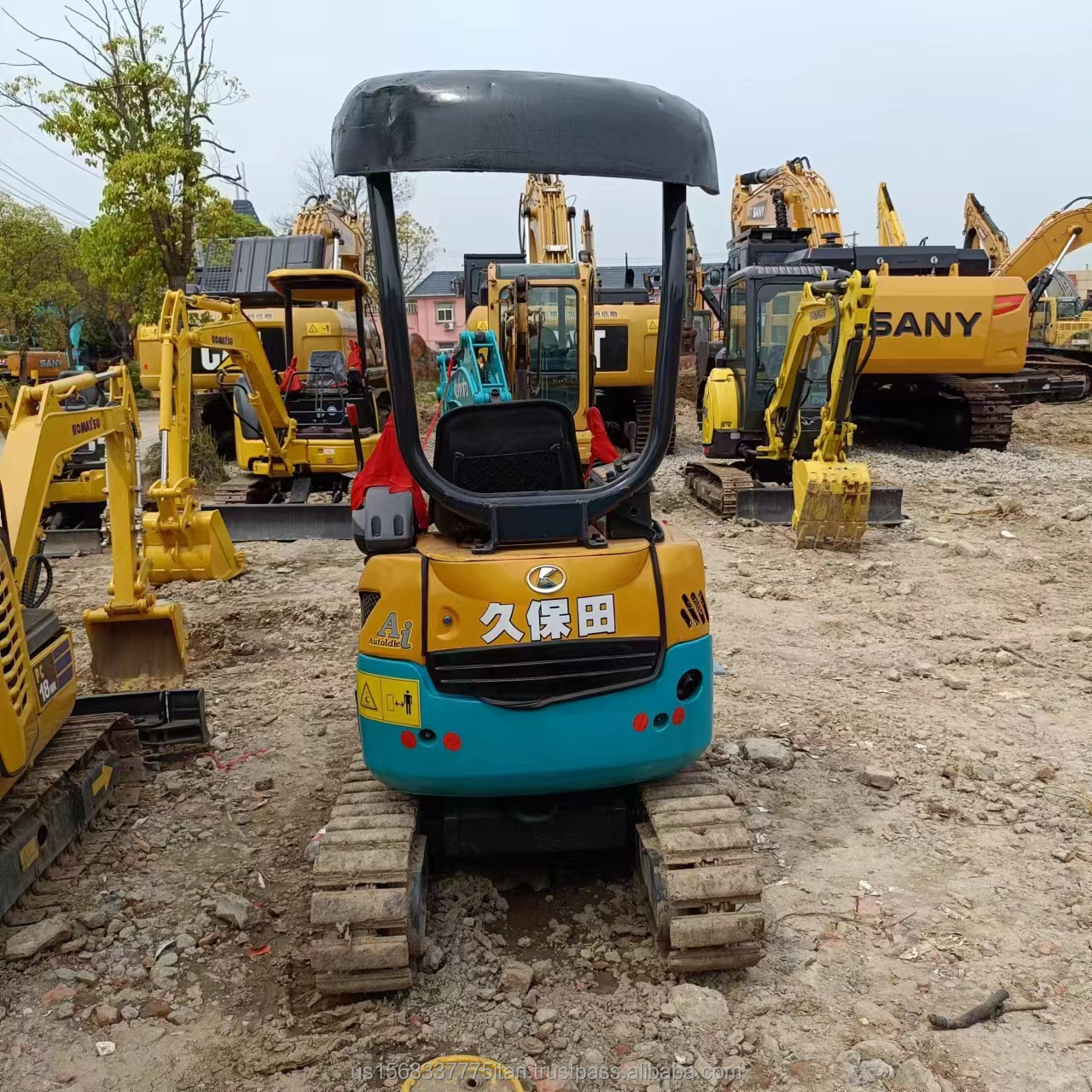 KUBOTA KXU17 Mini Excavator Used in Building Material Shops with Features