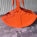 Mechanical Clamshell Grab Bucket , Hydraulic Clam Bucket For CAT VOLVO