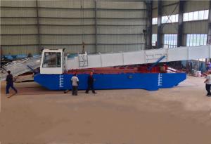 Quality 90KW 4000M2/H Aquatic Weed Harvesting Equipment With Storage Tipper Body wholesale
