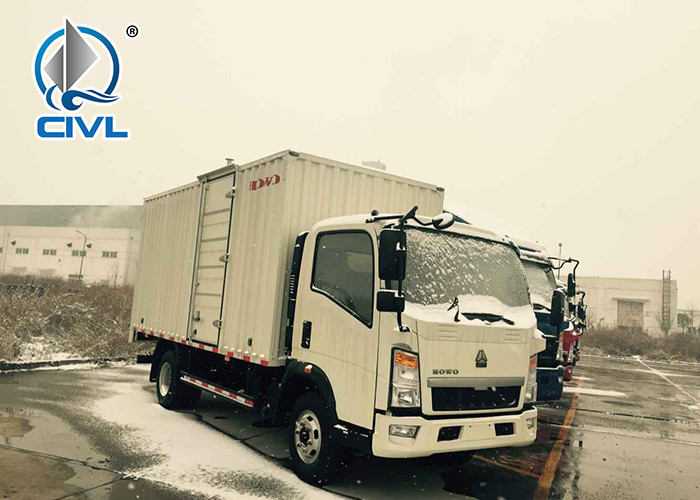 New Light Van Cargo Truck Light Duty Commercial Truck Light Box Truck Load Capacity 5ton Munual Transmission