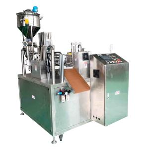 Quality Auto Rotary Cup Filling Sealing Machine Spoon Honey Cup Filling Plastic Packing wholesale