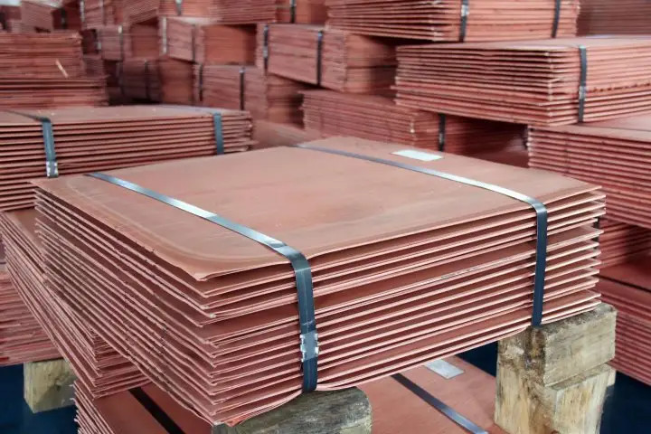99.95% Pure Copper Cathode Superior Electric Conductivity