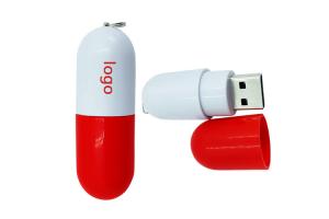Quality Factory supply show life brand 8GB 3.0 green color plastic pill USB with customized logo and package wholesale