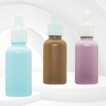 Screen Printing 5ml 120ml 50ml Glass Bottle With Dropper Leakage Proof