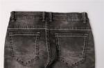 68% Cotton 30% Polyester Men'S Denim Pants Distressed Black 30-40 Size