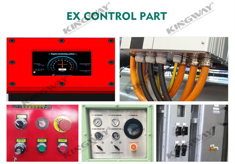 CE ZONE 2 ex-proof diesel engine units ATEX qualified explosion proof engine generator water pump set and air-comperssor set
