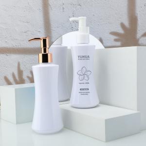 Quality Round Plastic Toner Shampoo Bottle 200ml Empty Lotion Pump Bottle wholesale