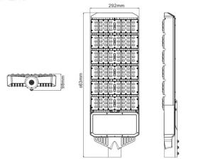 Quality High Luminance IP67 180w LED Street Light For Outdoor Newest Design Aluminum Shell wholesale