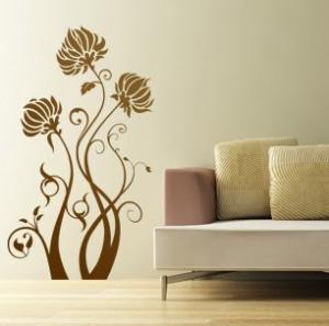 Quality Contemporary Custom Wall Flower Stickers G125 / Decal Wall Stickers wholesale