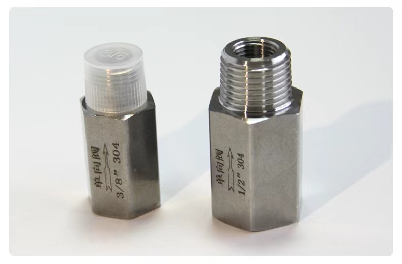 304 Stainless Steel Femal/Male Thread Check Valve Hexagon Check Valve
