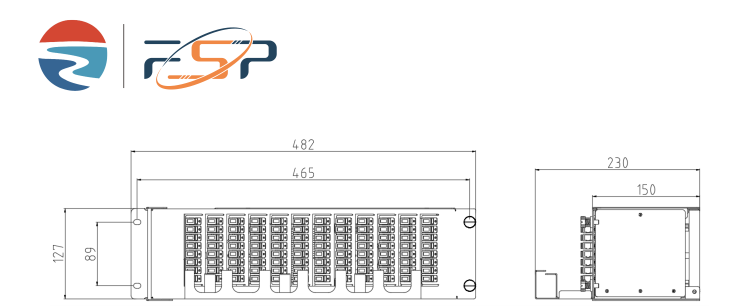 Sub Optic Distribution Frame 96 Cores Fiber Optic Equipment for Projects in Market