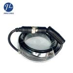 250V Aviation Cable , Four Pin Mini Din Vehicle CCTV Camera Cable Adapter