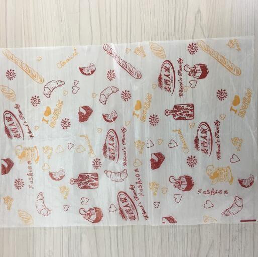 Customized Food Grade Baking Tray Paper For Cake Bread Tray Oil Proof Hamburger