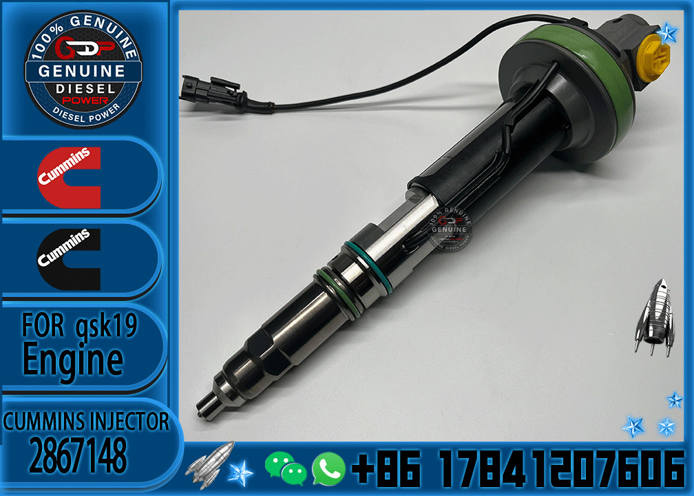 Common Rail Injector Y431K05392 2867147 2867148 F00BJ00001 For CUMMINS QSK19 QSK38 QSK50 QSK60 Diesel Engine