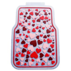 Quality Rubber Latex Pure Material Universal Car Mat With Pink Lovely Pattern wholesale