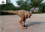 Simulation Walking Real Life Dinosaur Costume Controlled By Human / Hollywood