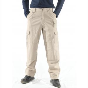 Quality UL NFPA2112 Khaki CAT FR Cargo Pants CFR 7.5Oz With 7 Pockets wholesale