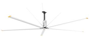 Quality Gearbox Series Large Diameter Industrial Ceiling Fans Low Speed Ceiling Fans 42dB wholesale