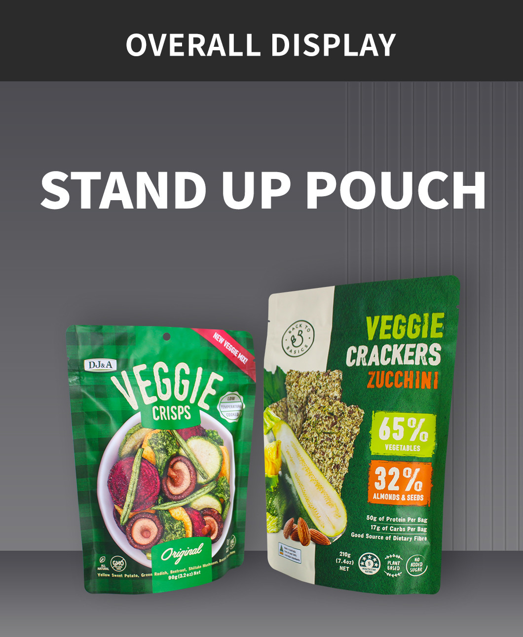 Moisture Proof EN137 Dry Fruits Packaging Pouch Zipper Lock Resealable