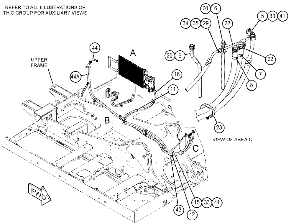 176-1902 1761902 Receiver Drier Excavator Engine Parts For C4.4 C7.1 345D