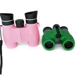 Optical Bak4 Prism Kids Binoculars , 6x21 Shockproof Childrens Pink Binoculars