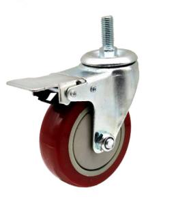 Quality 125mm PVC wheels and castors wholesale