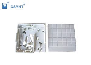 Quality 2 port wall fiber optic outlet plastic material used in FTTH project wholesale