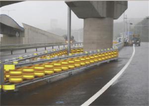 Quality Traffic Safety Driveway EVA Roller System Guardrail Crash Rolling Barrier wholesale