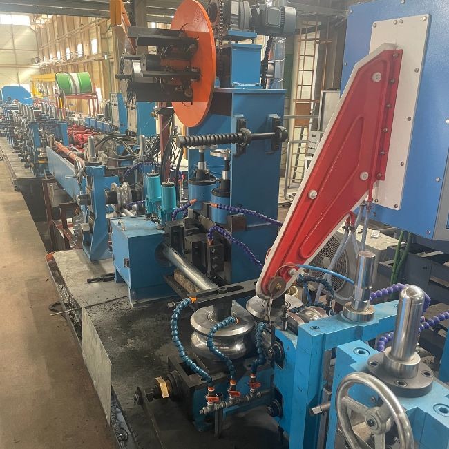 High Precision Stainless Steel Pipe Making Machine High Frequency Welded Pipe Mill Line